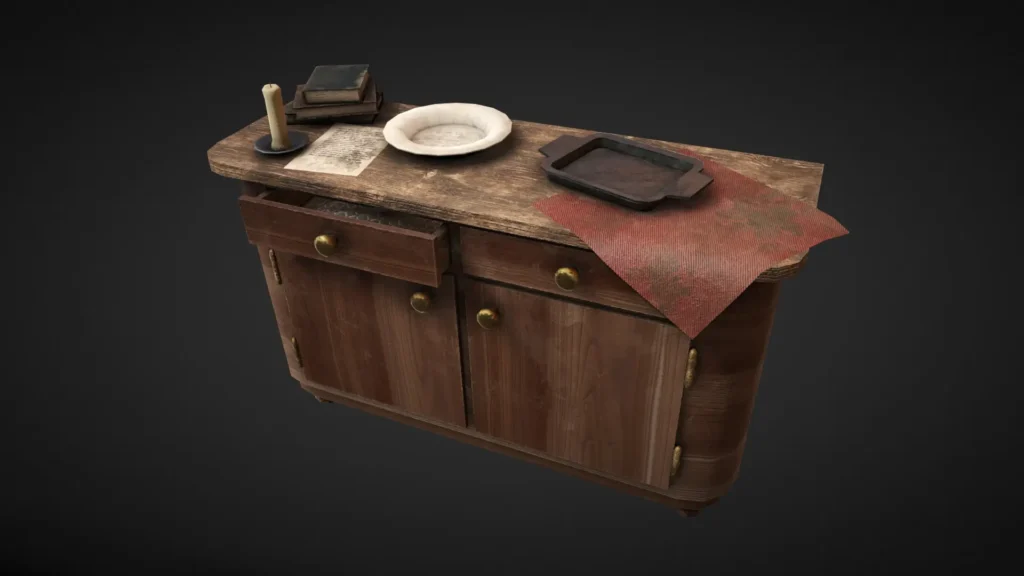 1 Commode Free 3D Model