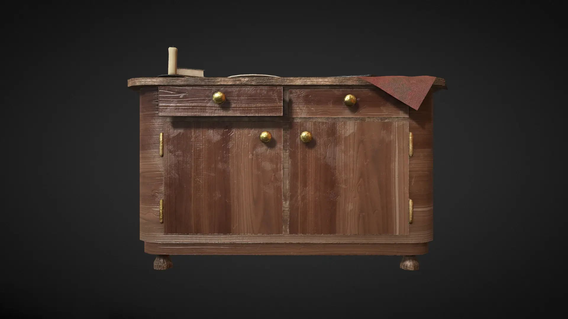 3 Commode Free 3D Model