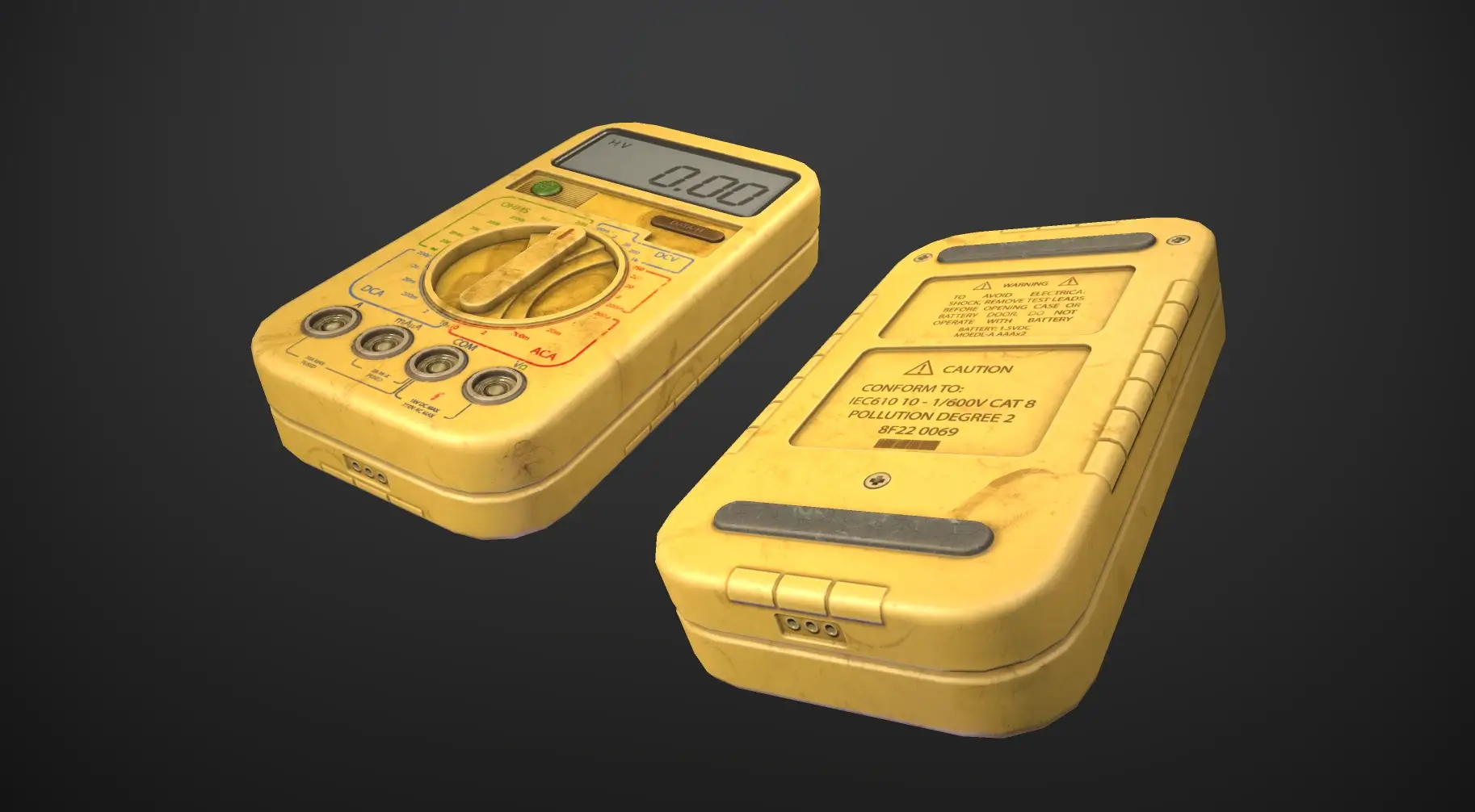 3 Multimeter Free 3D Model