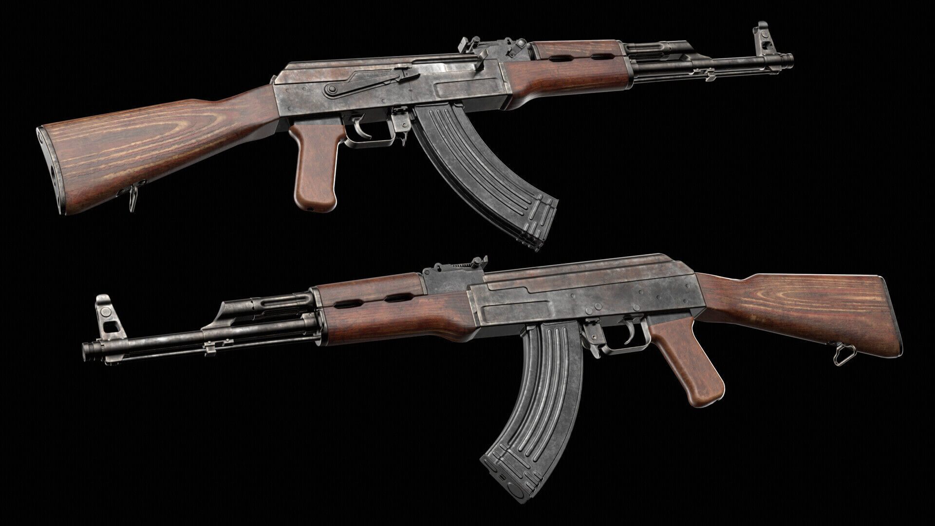 AK 47 Gun 01