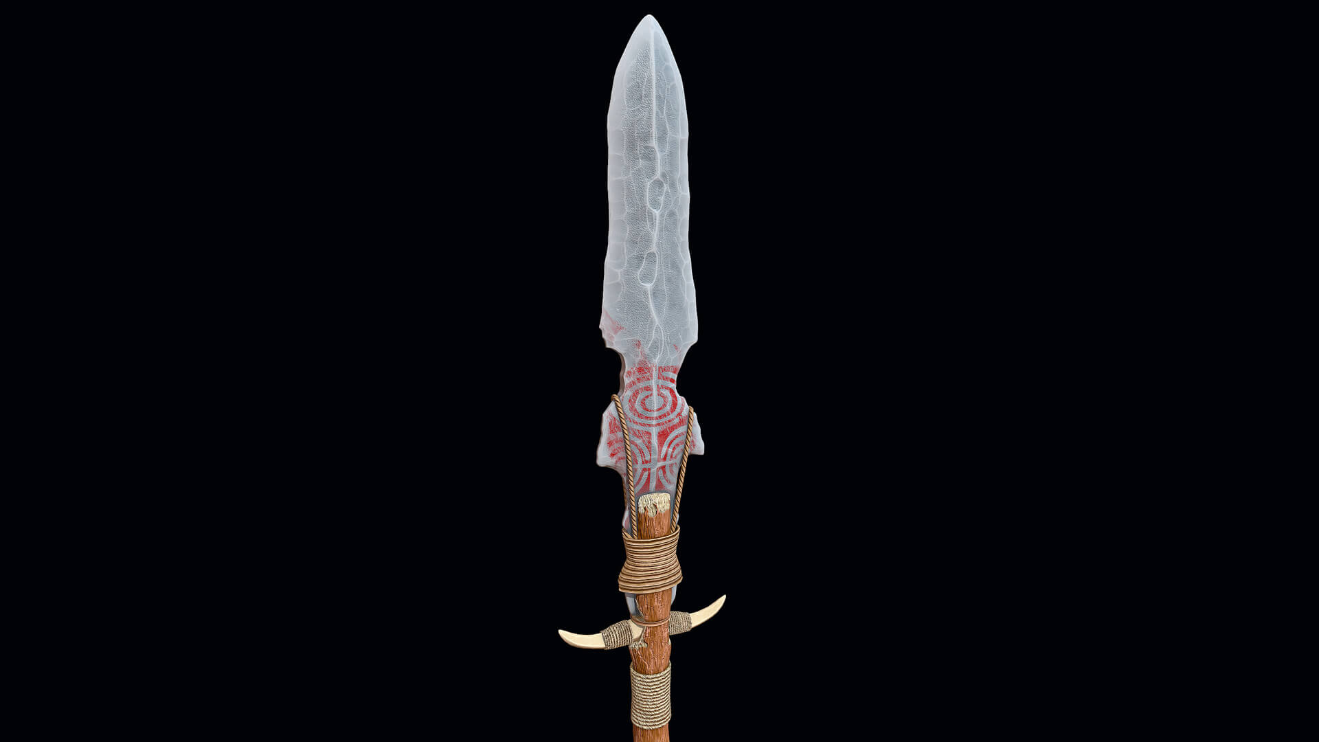 Ancient Stone Spear 02
