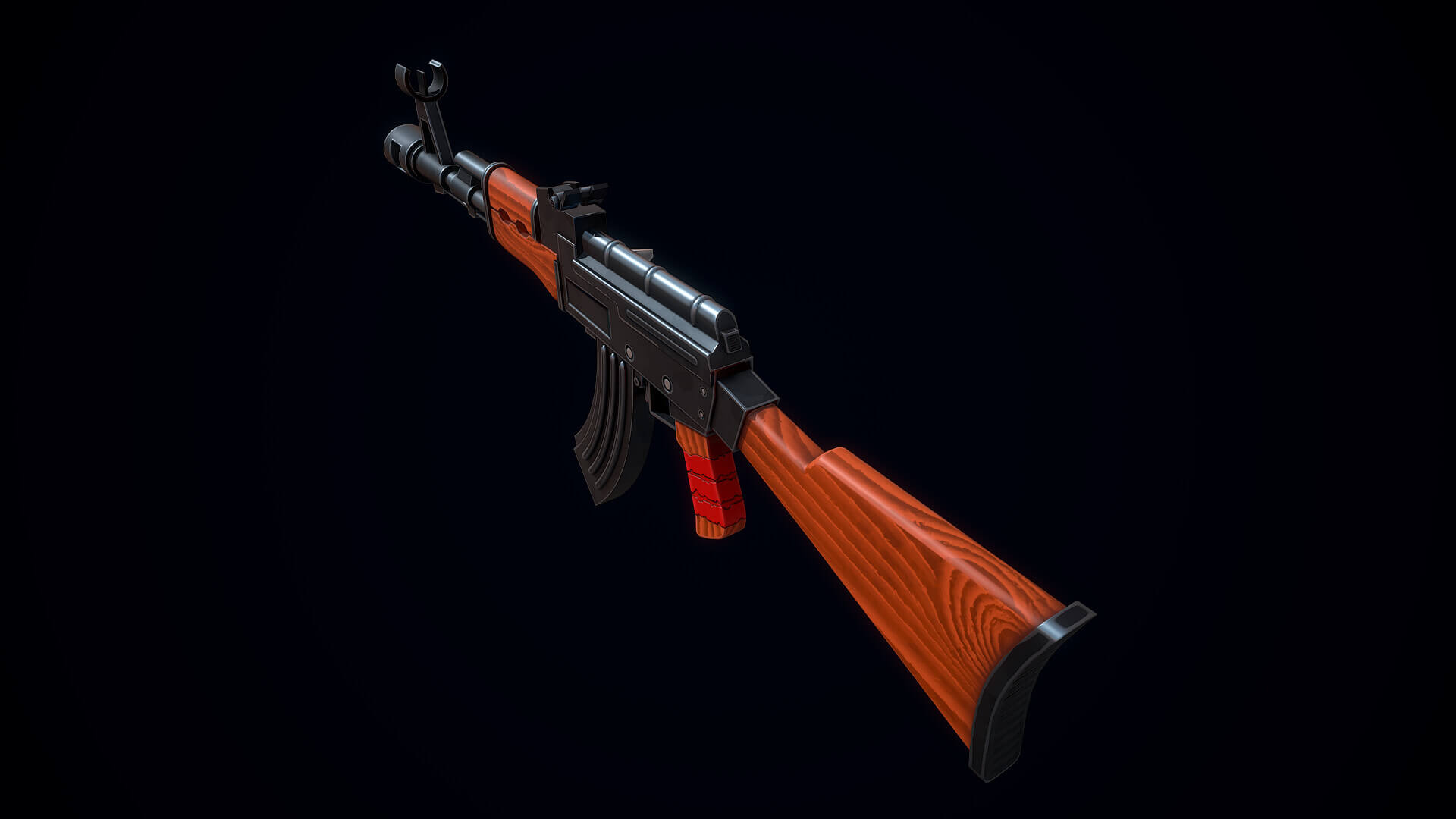 Stylized AK 47 04
