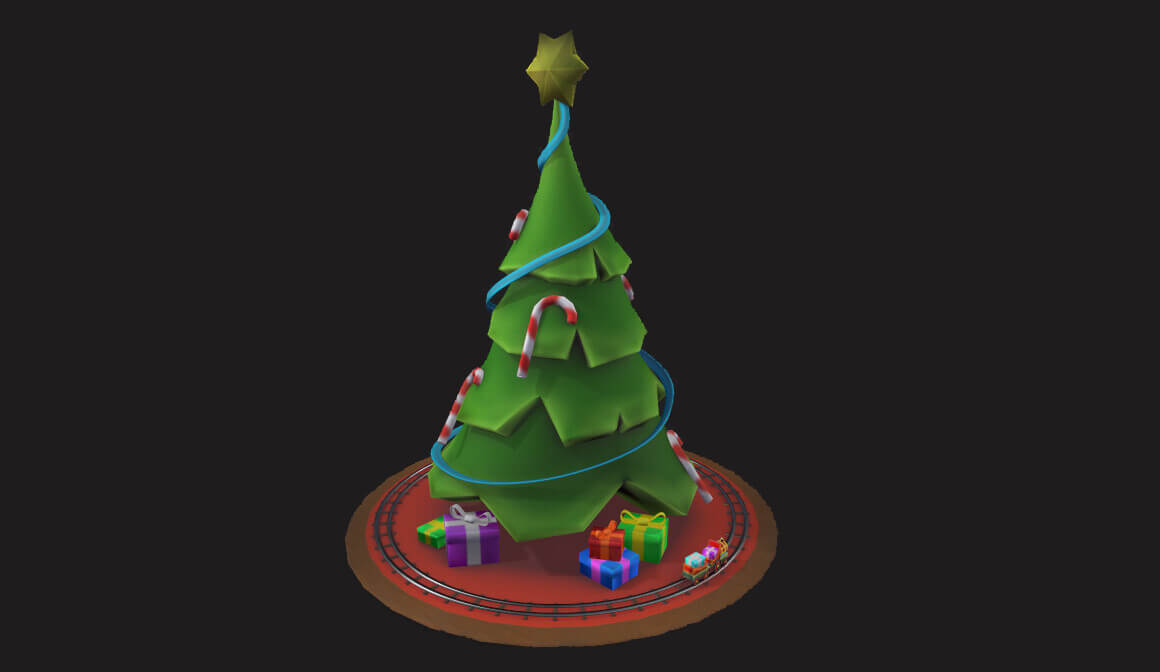 Stylized Christmas Tree 01
