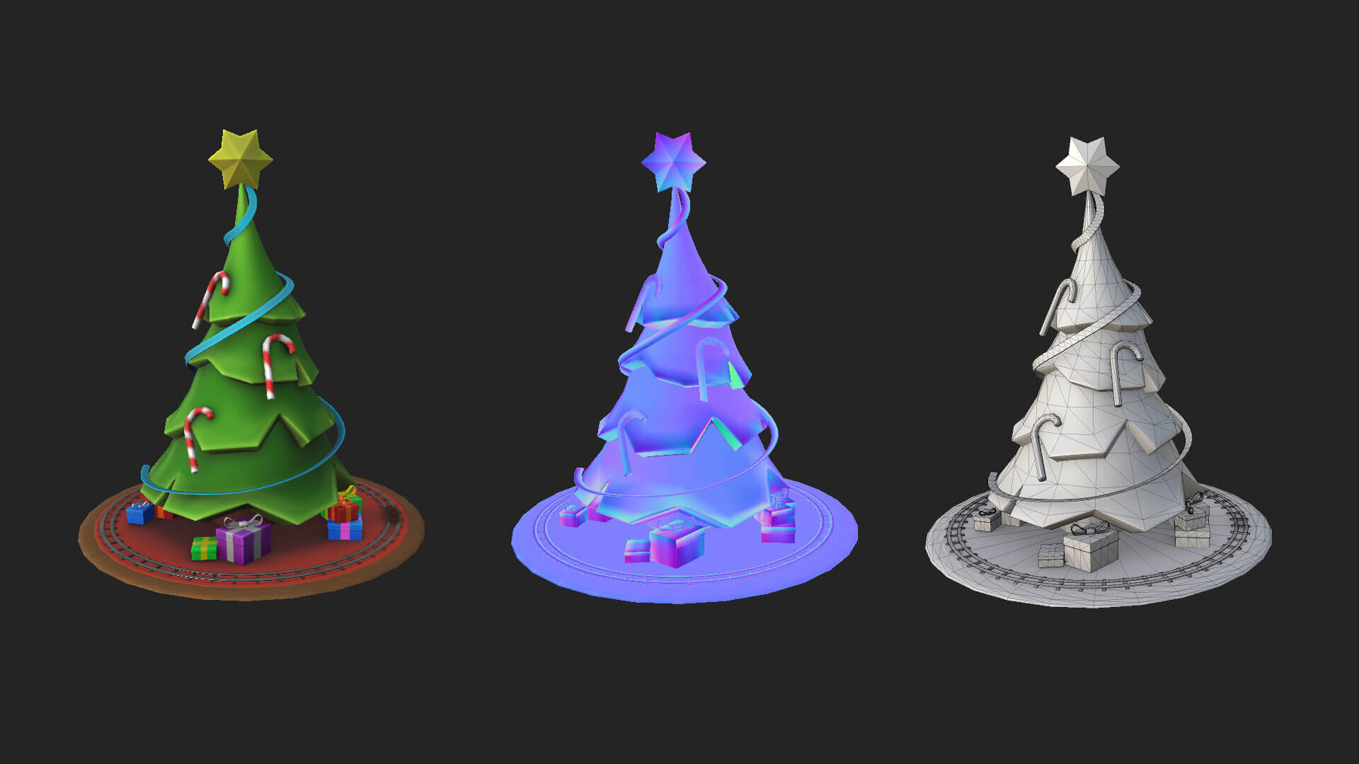 Stylized Christmas Tree 02