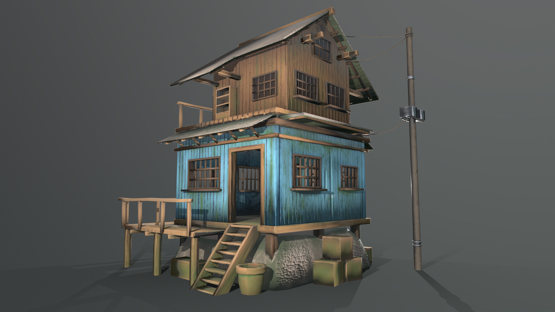 Old Wooden House 02