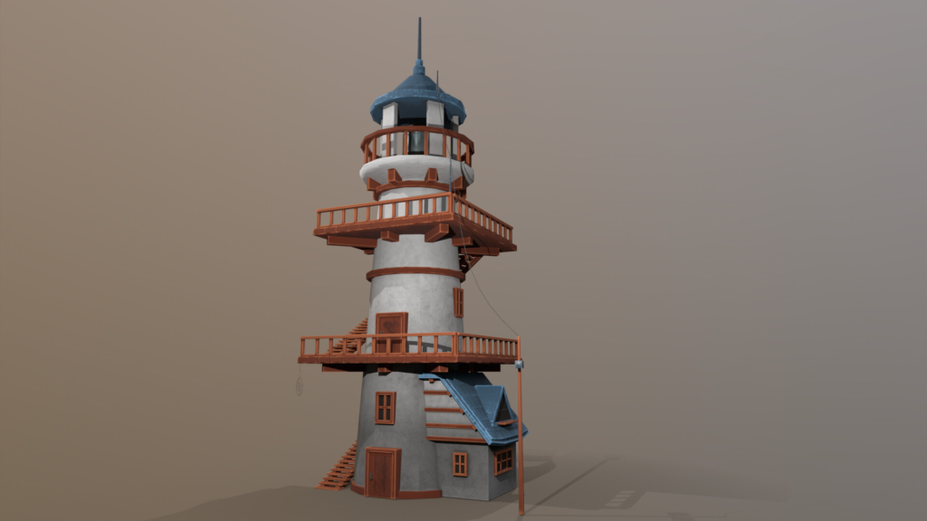Stylized Lighthouse 01