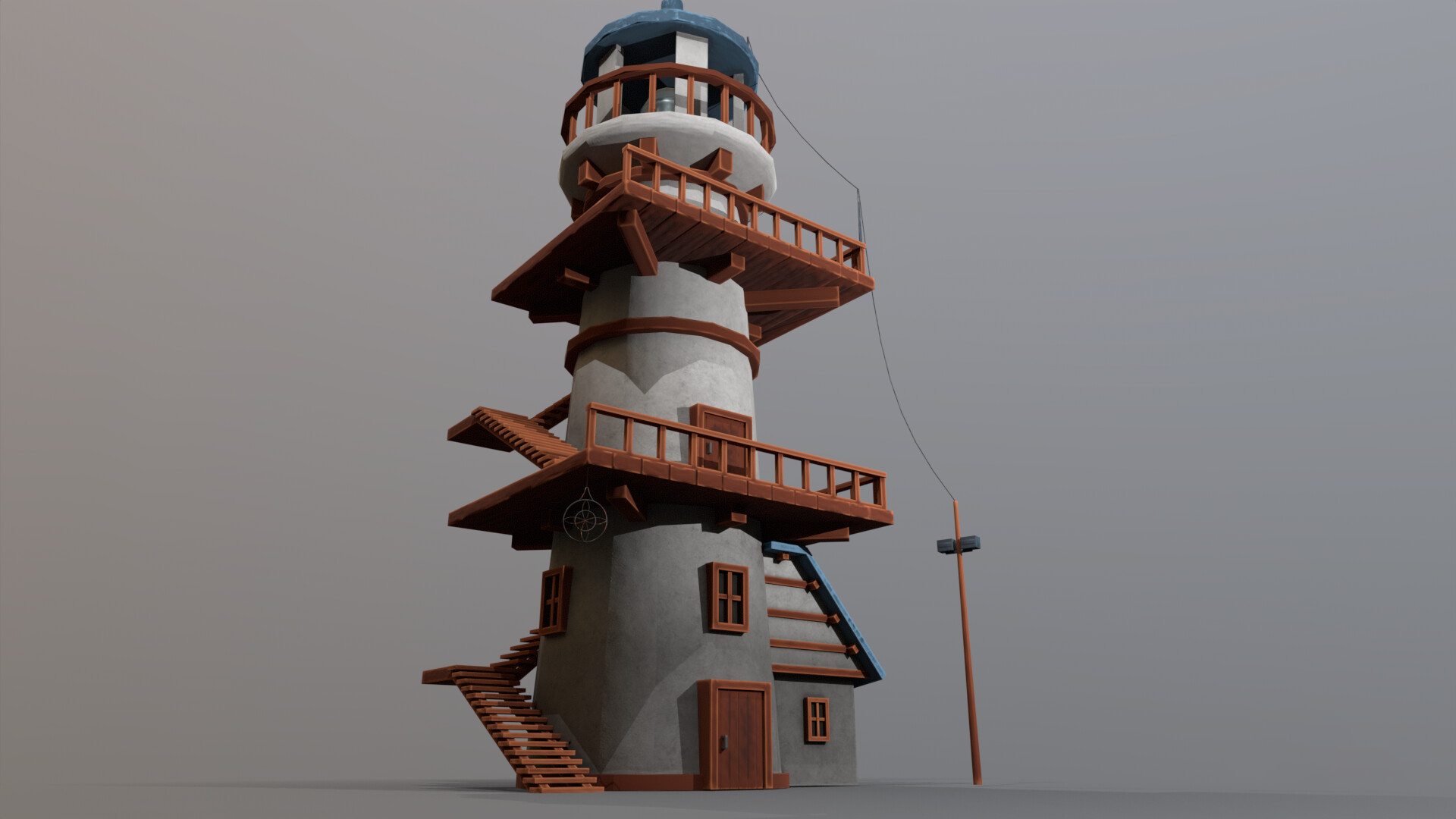 Stylized Lighthouse 03