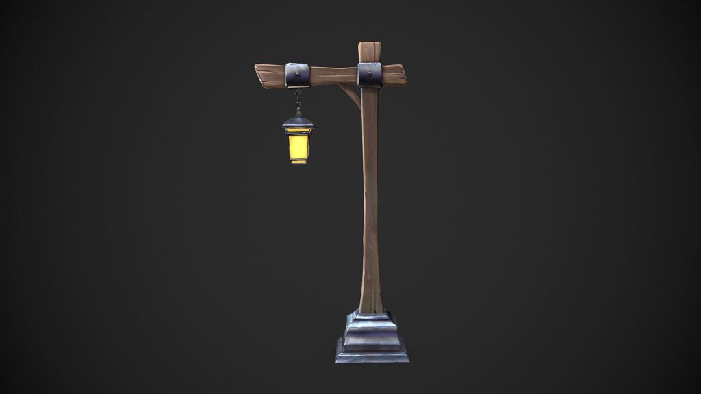 Stylized Street Lamp 01